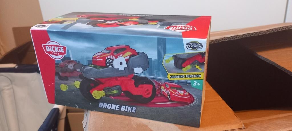Dickie Toys Drone Bike met Schietfunctie - Nieuw in Doos, Kinderen en Baby's, Speelgoed | Speelgoedvoertuigen, Nieuw, Ophalen of Verzenden