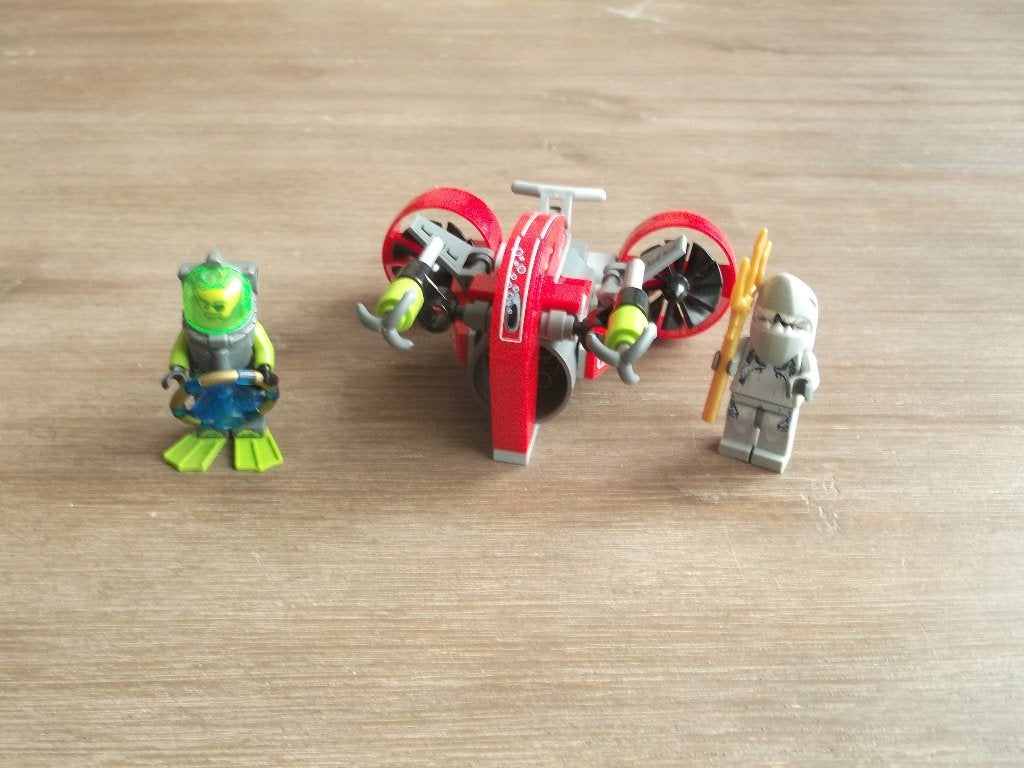 lego atlantis 8057 wreck raider (2010), Ophalen of Verzenden, Gebruikt, Complete set, Lego