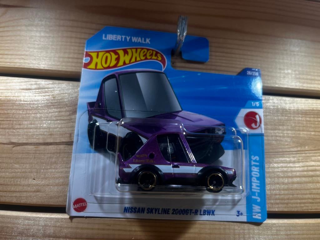 Nissan Liberty Walk Skyline 2000 GT-R hotwheels, Ophalen of Verzenden, Zo goed als nieuw, Auto