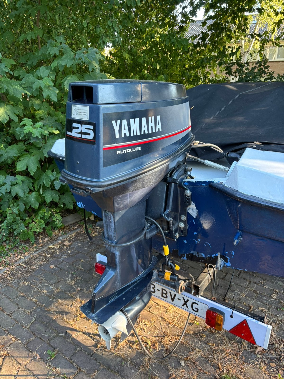 Yamaha 25pk 2takt autolube, Watersport en Boten, Ophalen, Zo goed als nieuw, Benzine, 30 pk of meer