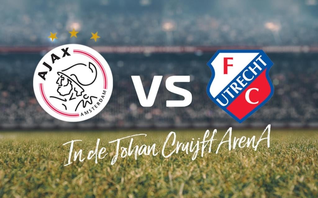 1 ticket Ajax - Utrecht vak 421 - op de middenlijn!, Losse kaart, Eén persoon, Mei