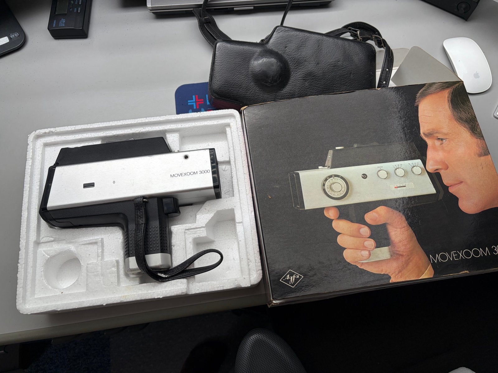 Agfa Movexoom 3000 Super 8 Camera met originele doos, Ophalen of Verzenden, 8mm, Camera