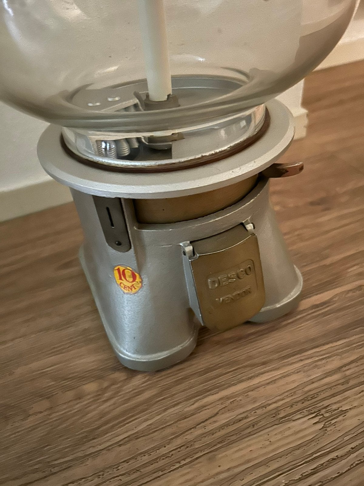 Desco Vendor pinda automaat, Ophalen, Gebruikt