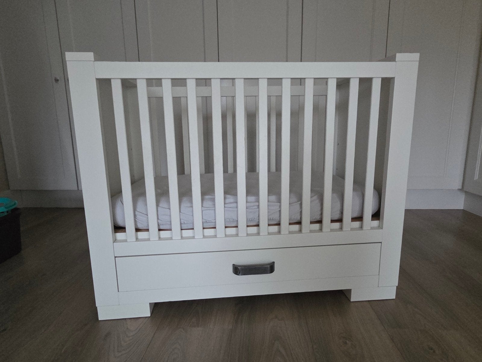Kidsmill Brent ledikant en commode wit, Ophalen, Gebruikt, Jongetje of Meisje