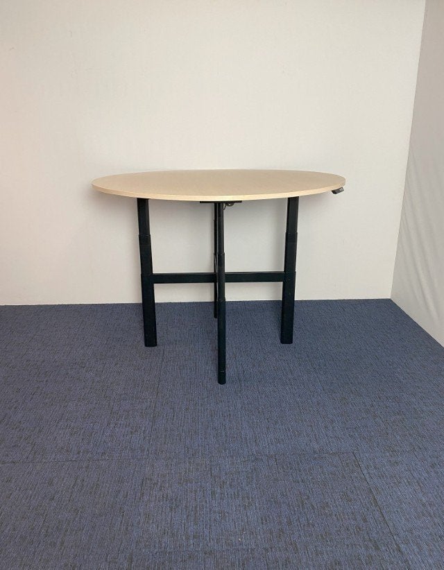 Ronde vergadertafel zit/sta Ahrend (elektrisch) - 160 cm.