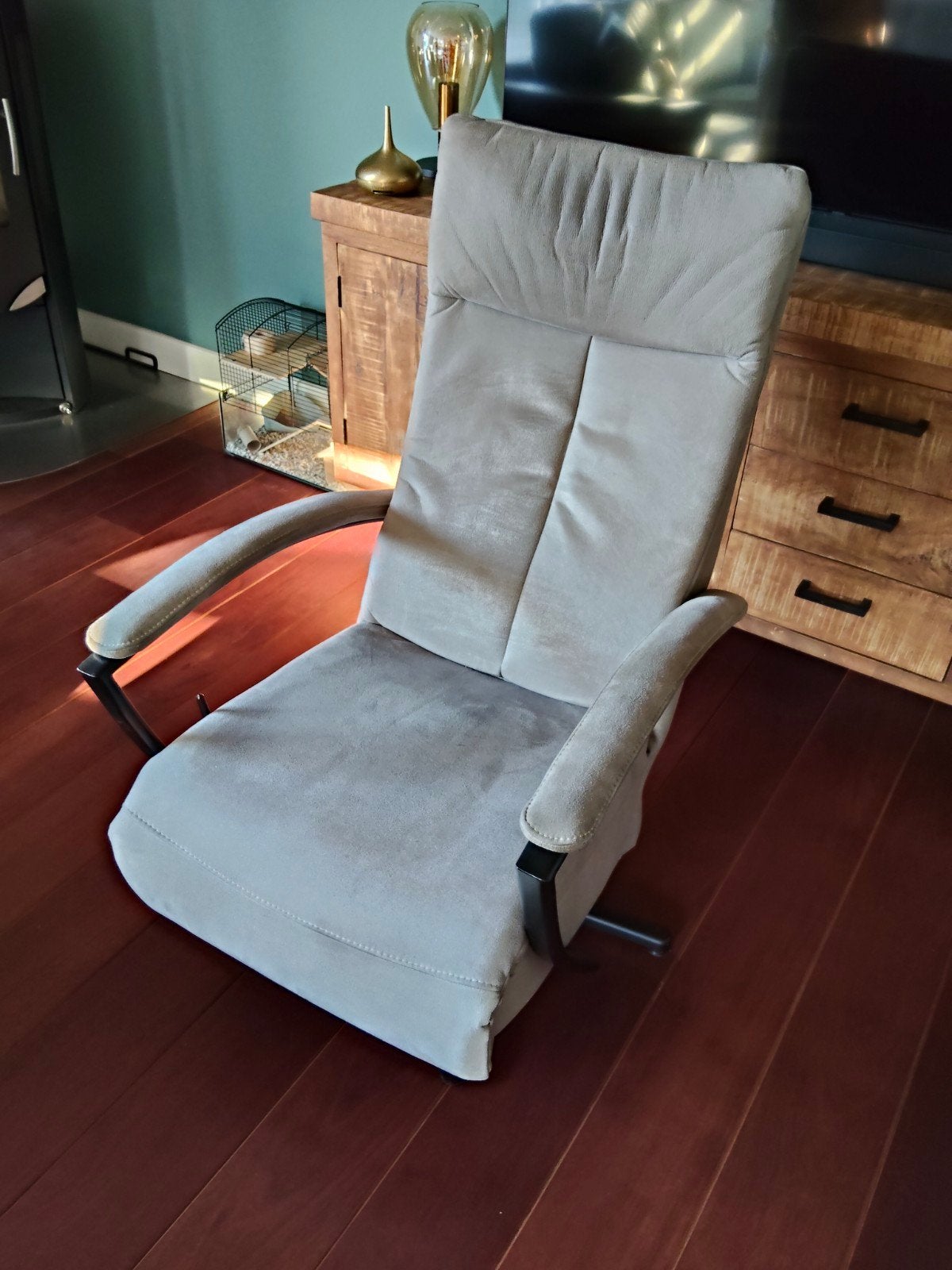 Hukla Relaxfauteuil - comfortabel en handmatig verstelbaar, Huis en Inrichting, Fauteuils, Ophalen, Gebruikt, Modern, Comfort