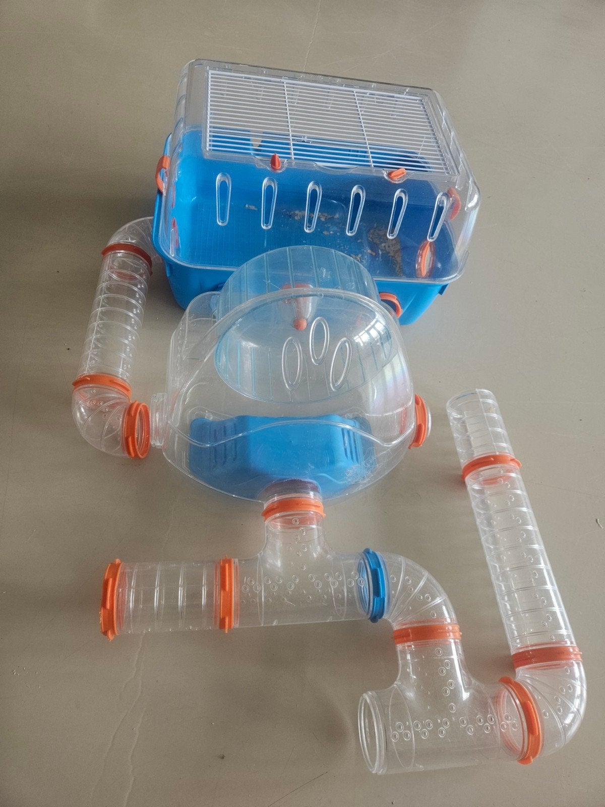 Ferplast hamsterkooi met heel veel Ferplast hamsterspullen!, Dieren en Toebehoren, Kooi, Minder dan 75 cm, Zo goed als nieuw, Hamster