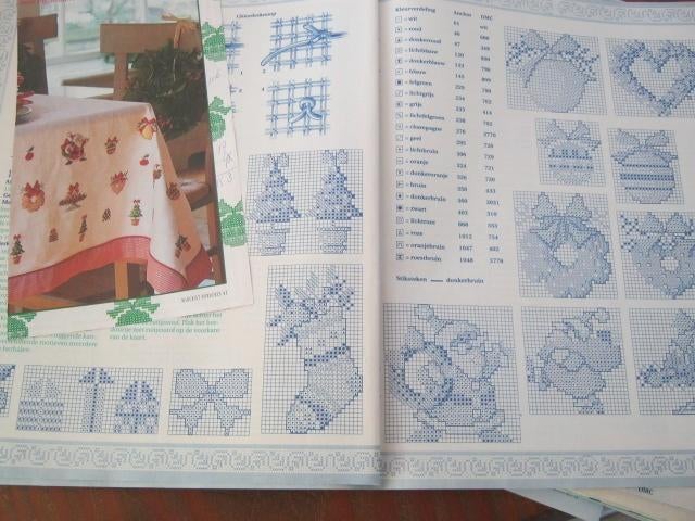 Borduurpatroon  Veel Kerst Motiefjes  nr 9606 do, Verzenden, Nieuw, Handborduren, Patroon
