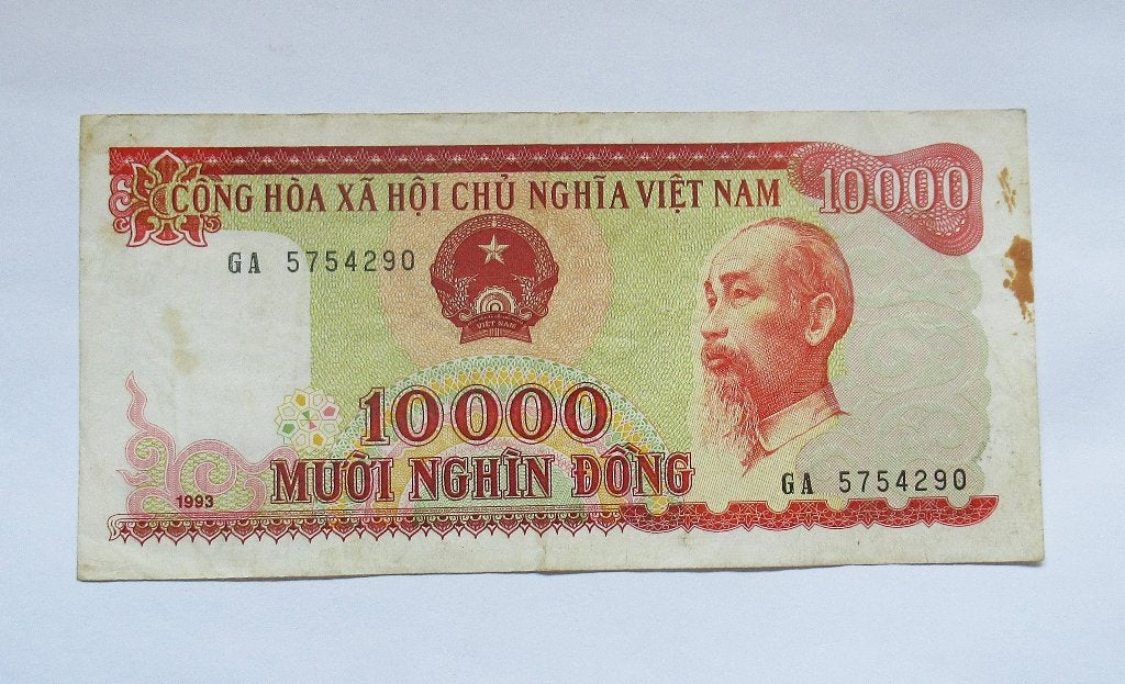 Viëtnam 10.000 Dong 1993, Verzenden, Centraal-Azië