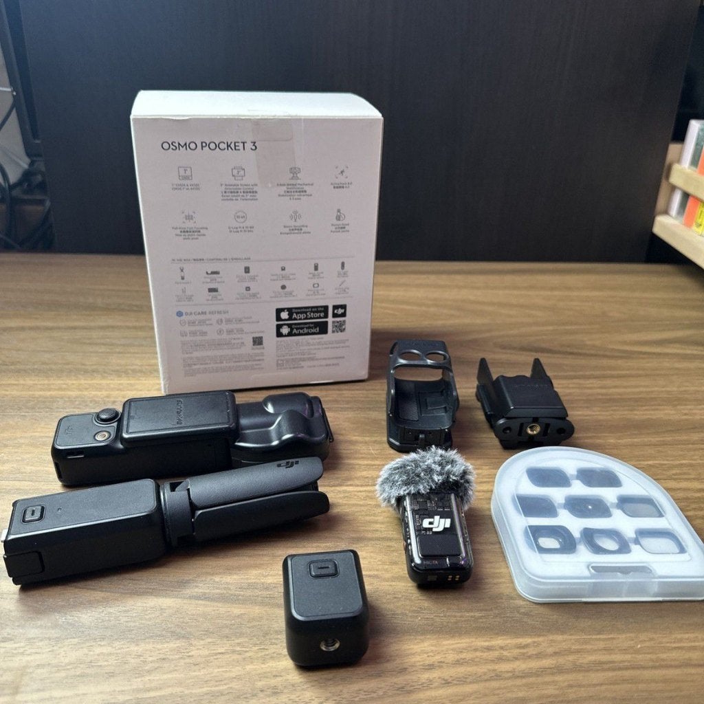 DJI Osmo Pocket 3 Creator Combo & accessoires,filters,mounts, Audio, Tv en Foto, Actiecamera's, Ophalen, Zo goed als nieuw, Overige merken