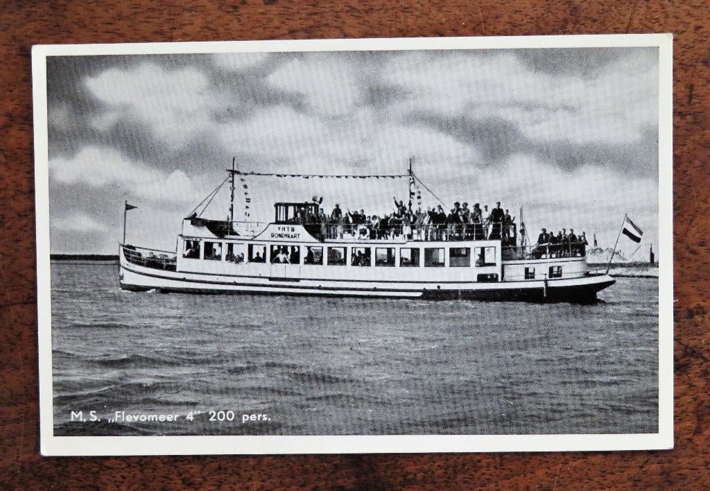 Harderwijk Rondvaartboot m.s. Flevomeer 4, Ophalen of Verzenden, Voor 1920, Noord-Brabant