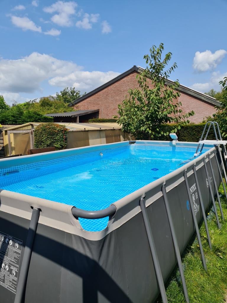 Zwembad met trap, zandfilter en glasparels, Tuin en Terras, Zwembaden, Ophalen