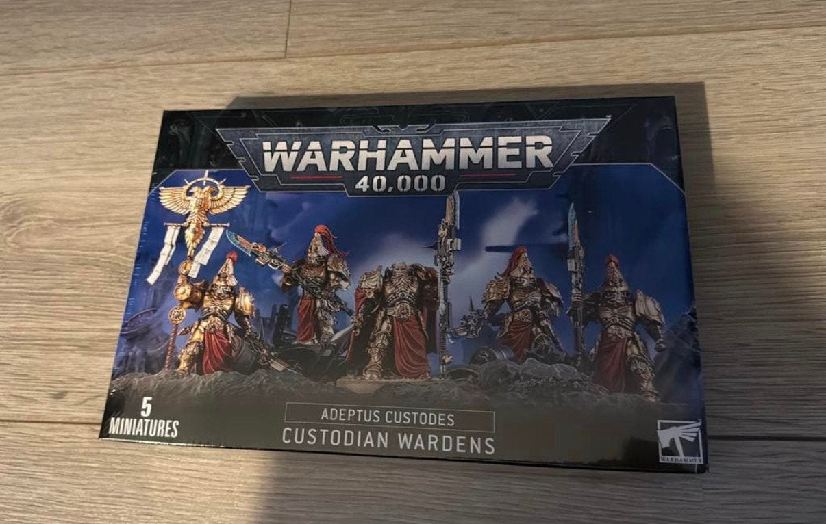 Warhammer 40k Adeptus Custodes Custodian Wardens (sealed), Hobby en Vrije tijd, Wargaming, Ophalen of Verzenden, Zo goed als nieuw