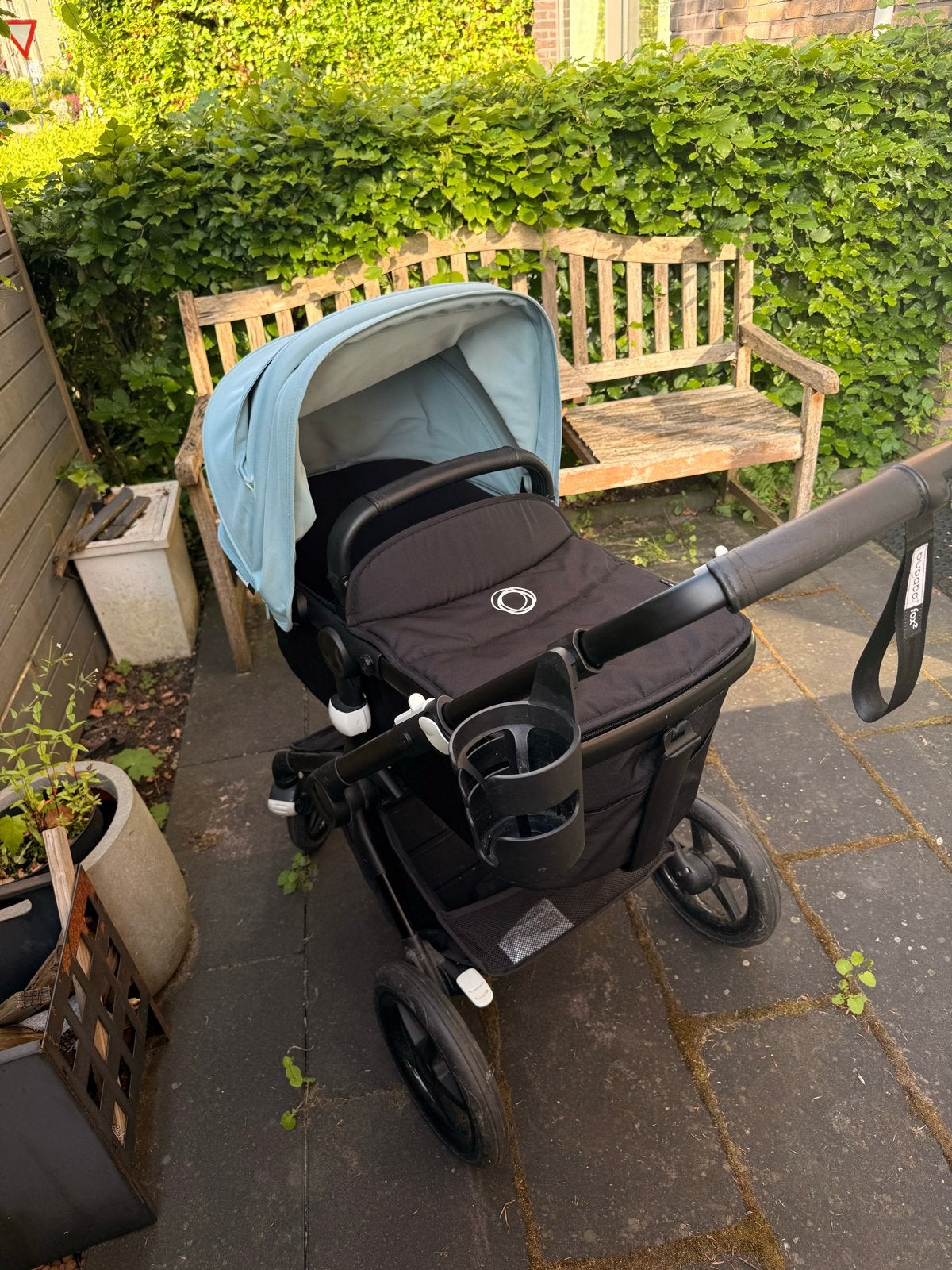 Bugaboo Fox 2 vapor blue kinderwagen met reiswieg, Kinderen en Baby's, Ophalen, Bugaboo, Zo goed als nieuw, Combiwagen