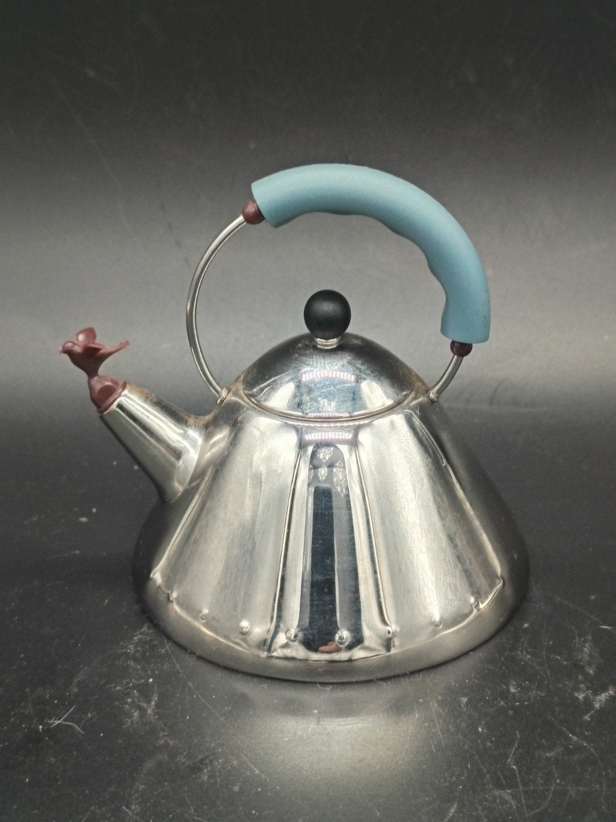 Vintage Alessi Miniatuur Fluitketel Michael Graves 1985, Ophalen of Verzenden