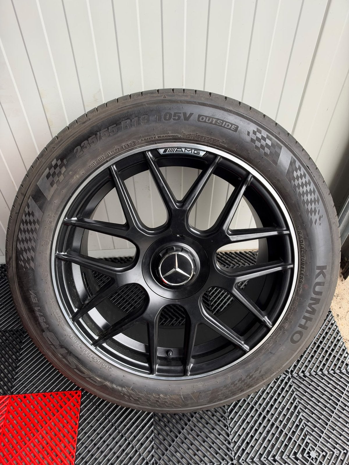 19 inch mercedes  amg velgen 5x112, Velg(en), 235 mm, Zomerbanden, Ophalen
