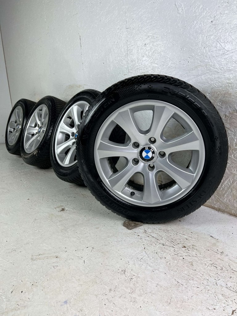 Originele BMW 3 serie velgen 16" 5x120  winterset 7mm e46, Niet ingevuld, Gebruikt, 16 inch, Banden en Velgen