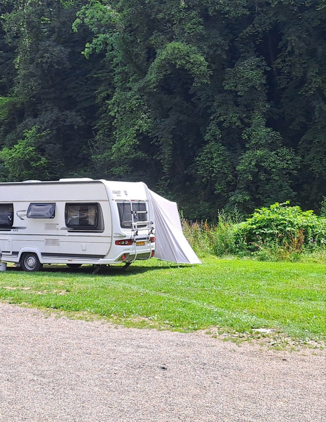 Fietsendrager voor Caravan of camper, Ophalen, Achterklepdrager