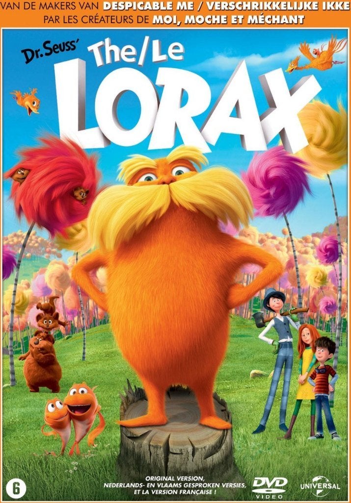 Lorax DVD, Europees, Tekenfilm, Verzenden, Zo goed als nieuw