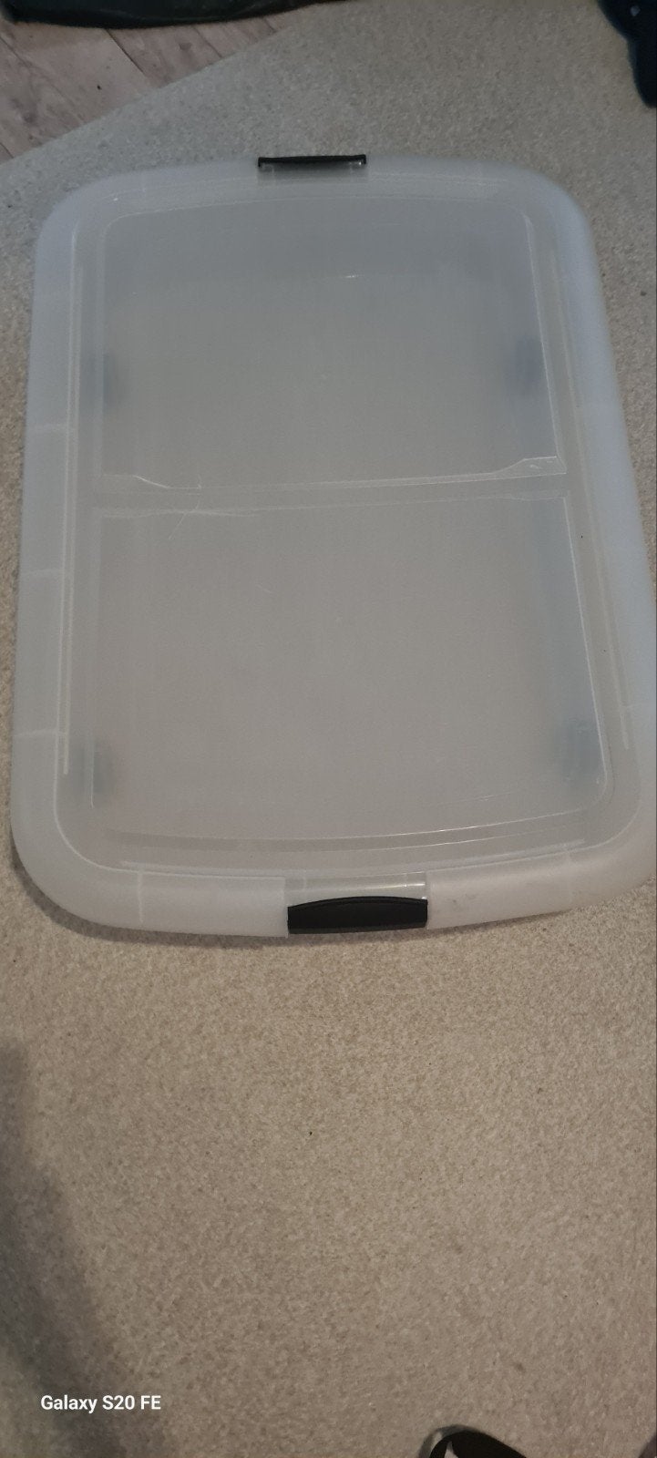 opbergbox met deksel en wieltjes, Ophalen, Gebruikt, 40 tot 60 cm, Overige typen