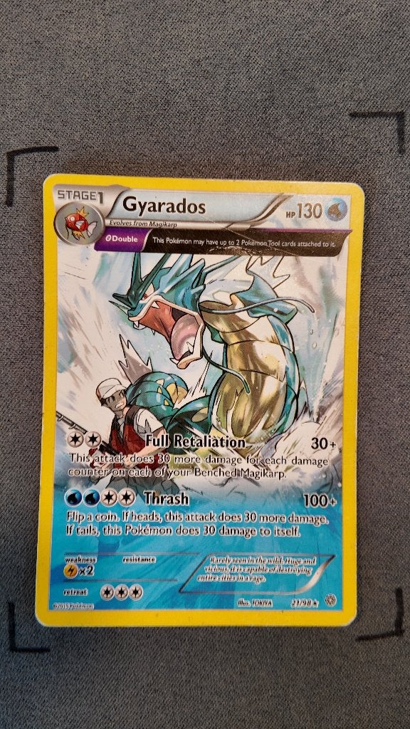 Gyarados 1 21 Ancient Origins | Pokemon kaart, Hobby en Vrije tijd, Ophalen, Zo goed als nieuw, Losse kaart, Foil