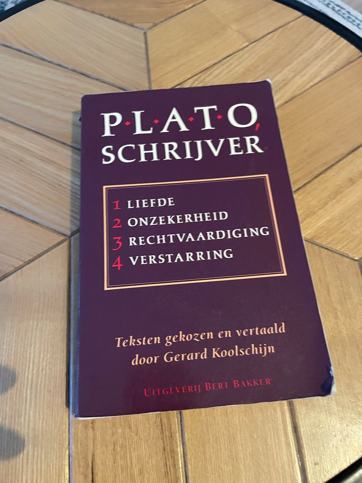 Plato Schrijver: Liefde, Onzekerheid, Rechtvaardiging, Verst, Ophalen of Verzenden, Gelezen, Nederland