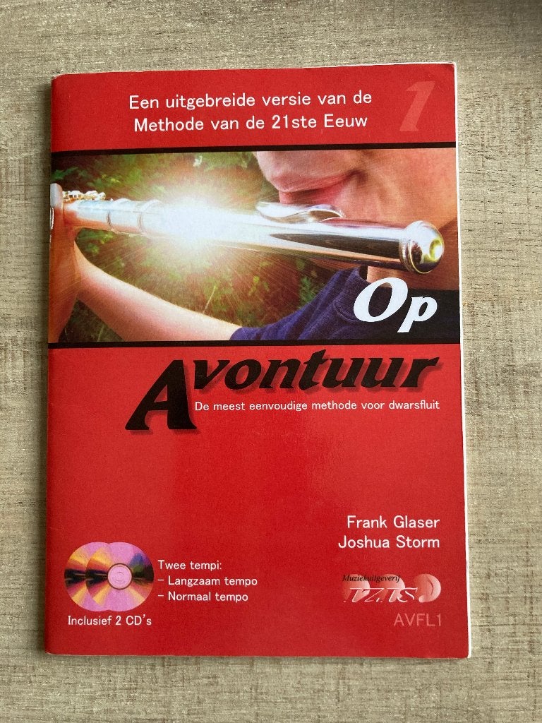 Op Avontuur Vol.1 (Bk- 2 CD's) - dwarsfluit, Muziek en Instrumenten, Bladmuziek, Gebruikt, Les of Cursus, Dwarsfluit of Piccolo