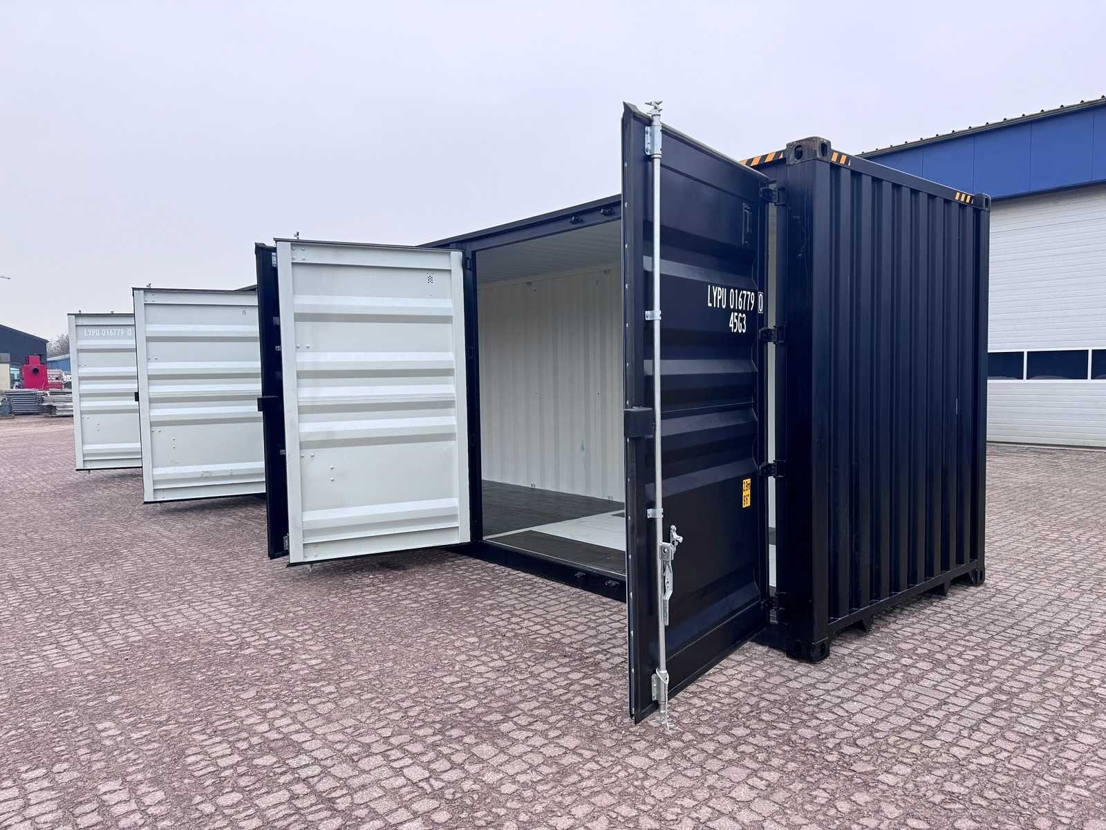 40ft High Cube HQ / 12 meter Opslagcontainer met 3 zijdeuren