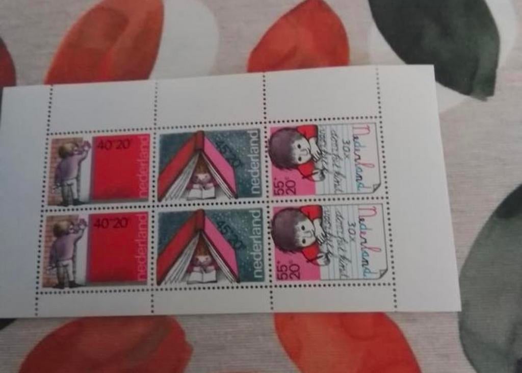 Kinderpostzegels Nederland 1980 - Ongebruikte velletjes, Postzegels en Munten, Postzegels | Nederland, Postfris, Na 1940, Ophalen of Verzenden