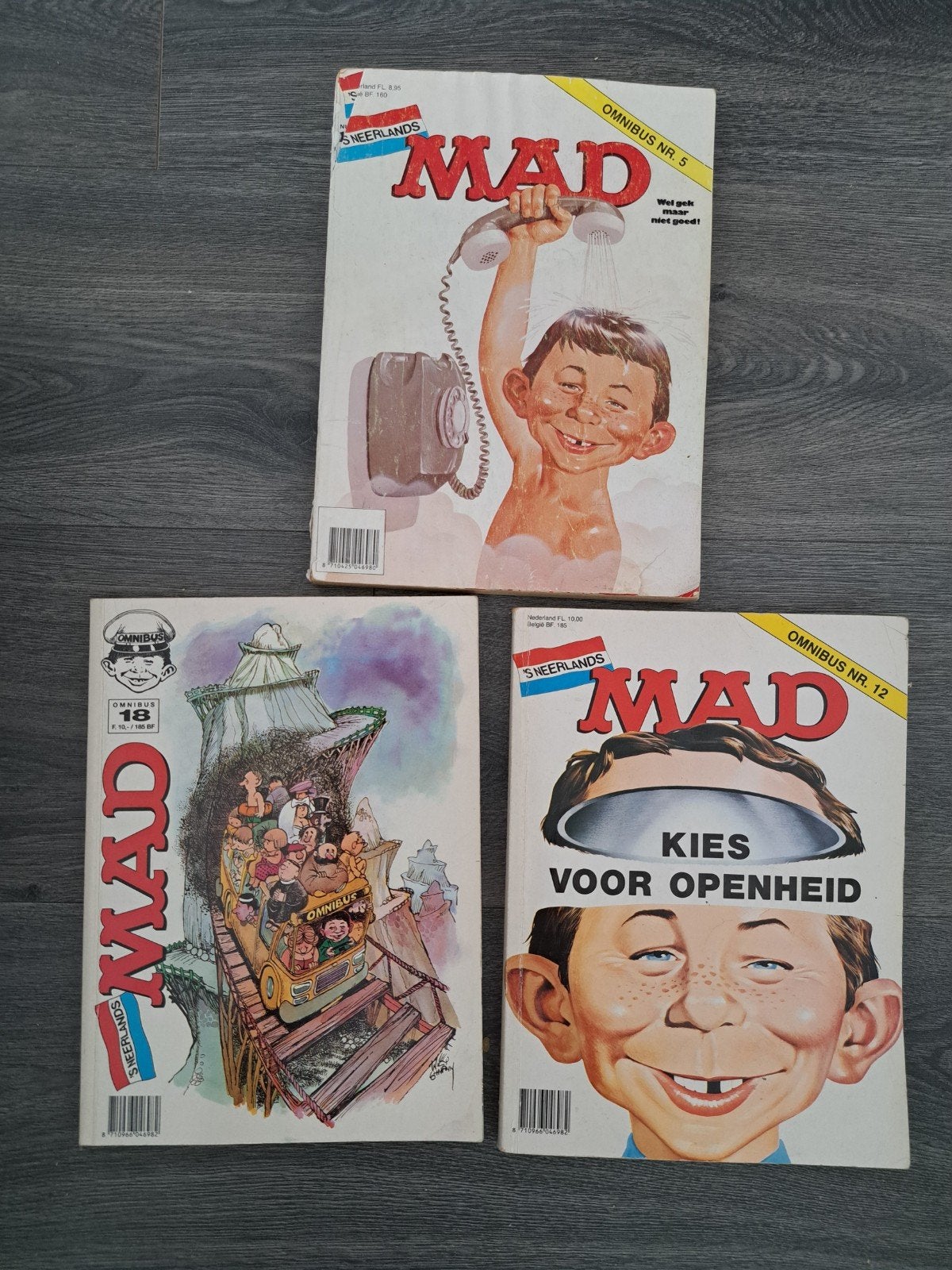 MAD Magazine Omnibus Nrs. 5, 11, 12 - Vintage Humor, Ophalen of Verzenden, Gelezen, Overige typen