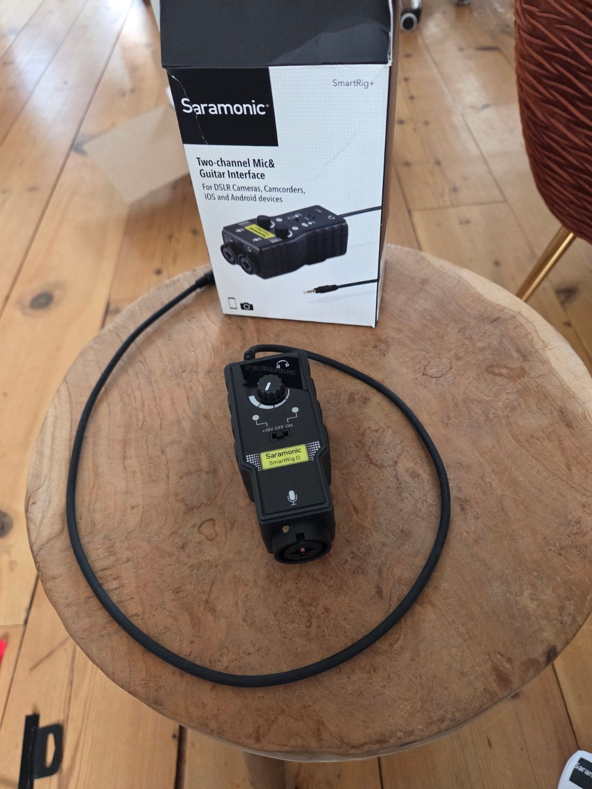 Saramonic SmartRig II microfoon en gitaar voorversterker, Ophalen of Verzenden, Zo goed als nieuw, Overige typen