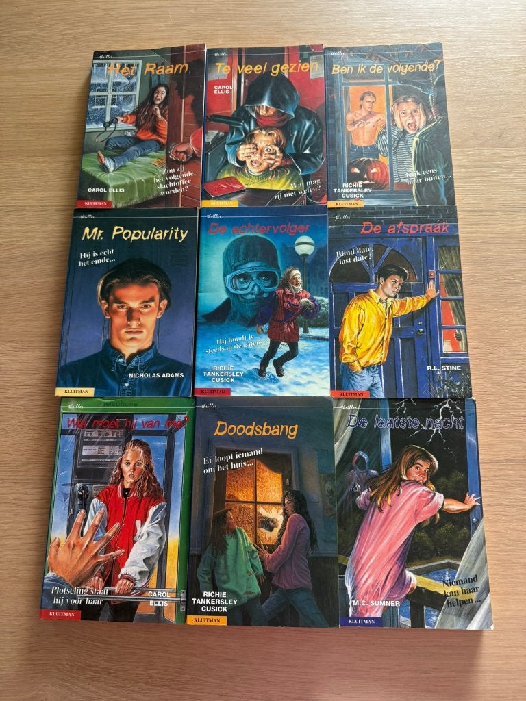 Kluitman Thrillers Pockets - 9 stuks Nette staat € 3,- p.s, Ophalen of Verzenden, Gelezen