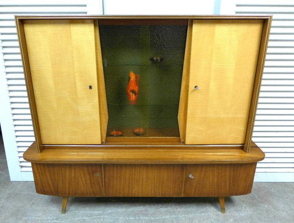 Foto 21 van Prachtige vintage werkbank toonbank  ladekast