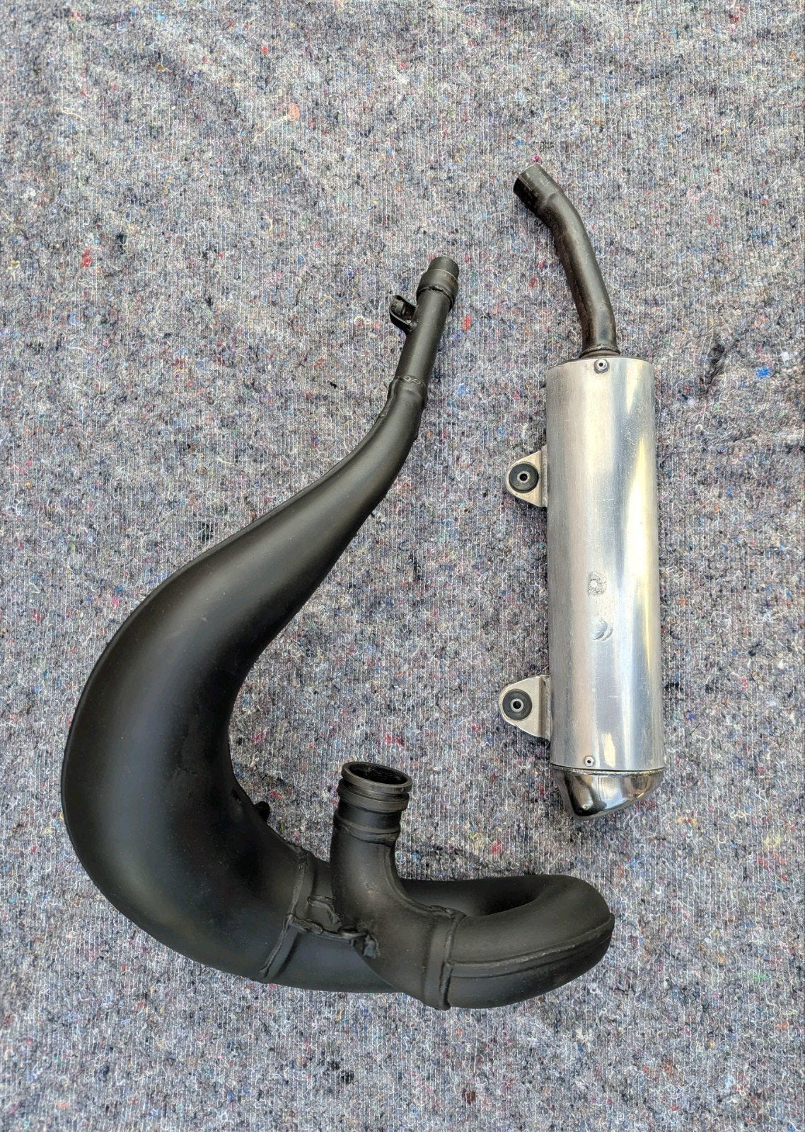 suzuki rm 250 uitlaat set origineel, Ophalen, Gereviseerd