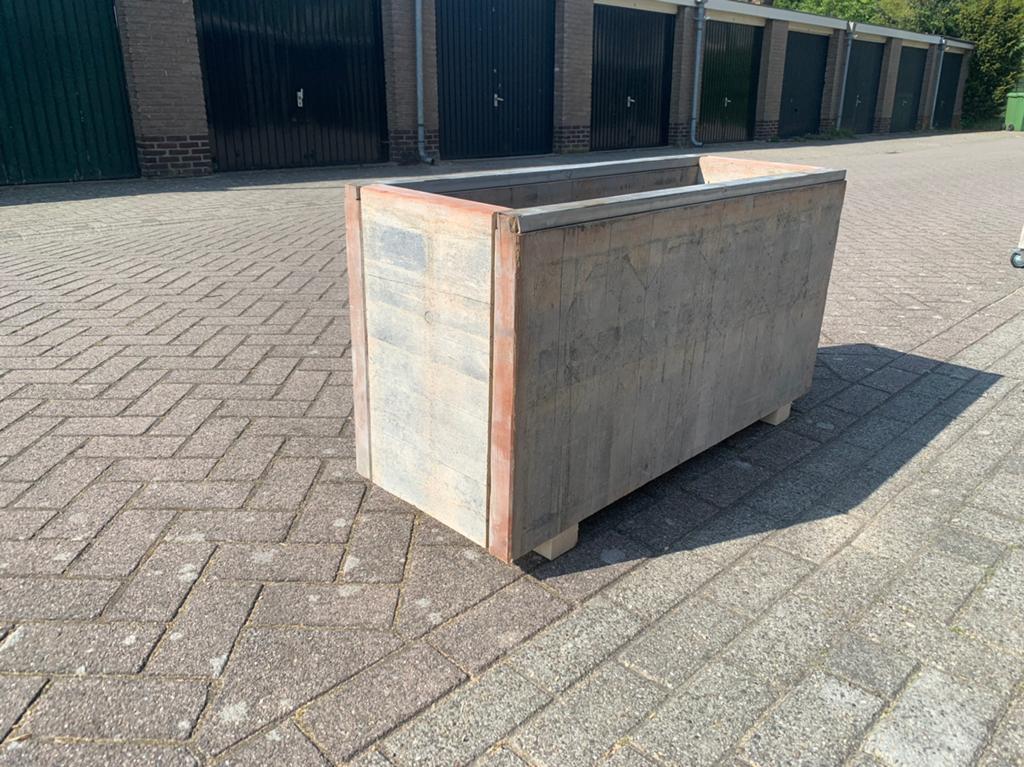 Stoere plantenbakken 110x40 hoogte 60cm met worteldoek, Ophalen, 100 cm of meer, Harder Hout, Nieuw
