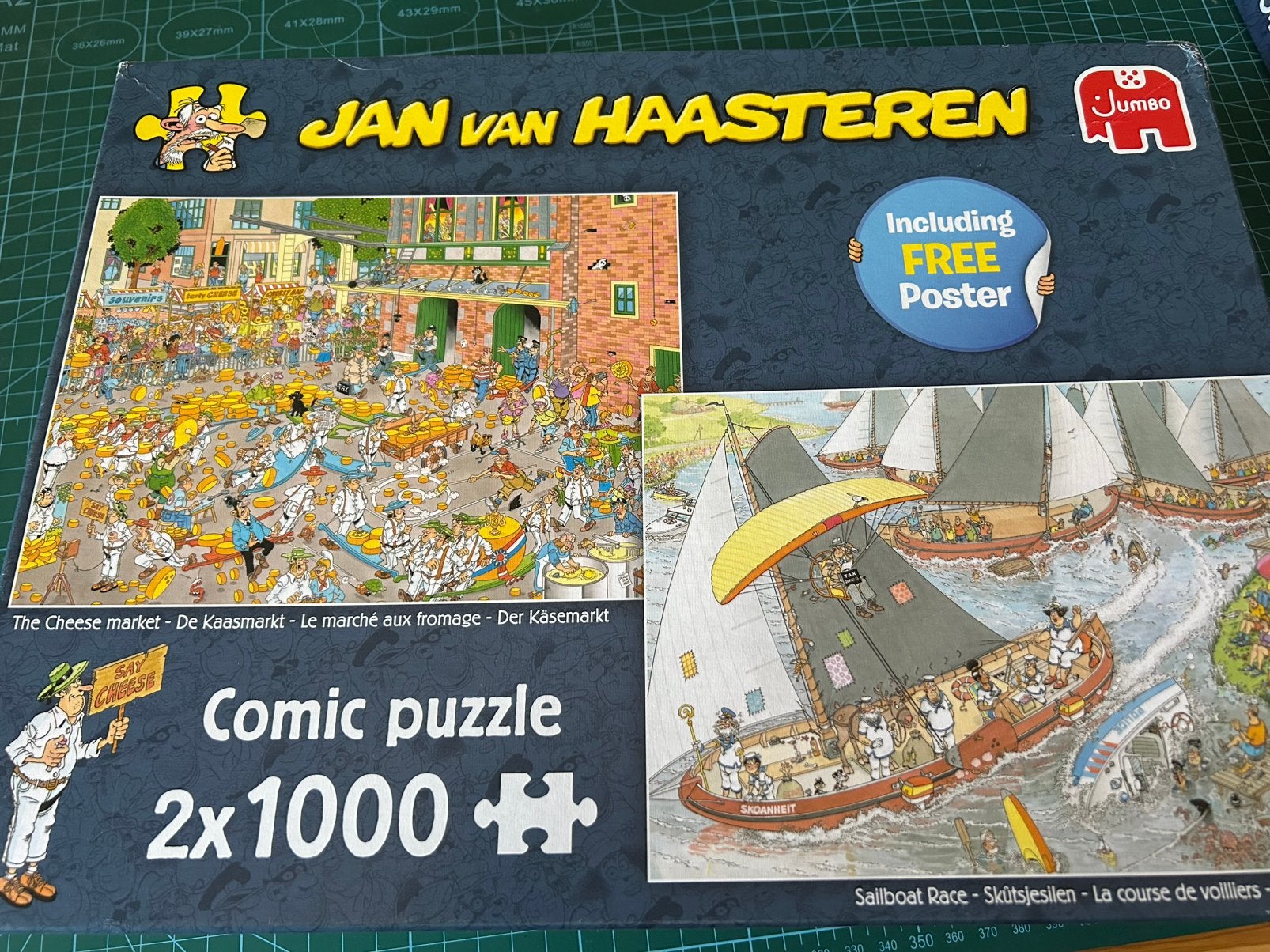 2 jan van haasteren puzzels, Ophalen of Verzenden, 500 t/m 1500 stukjes, Zo goed als nieuw