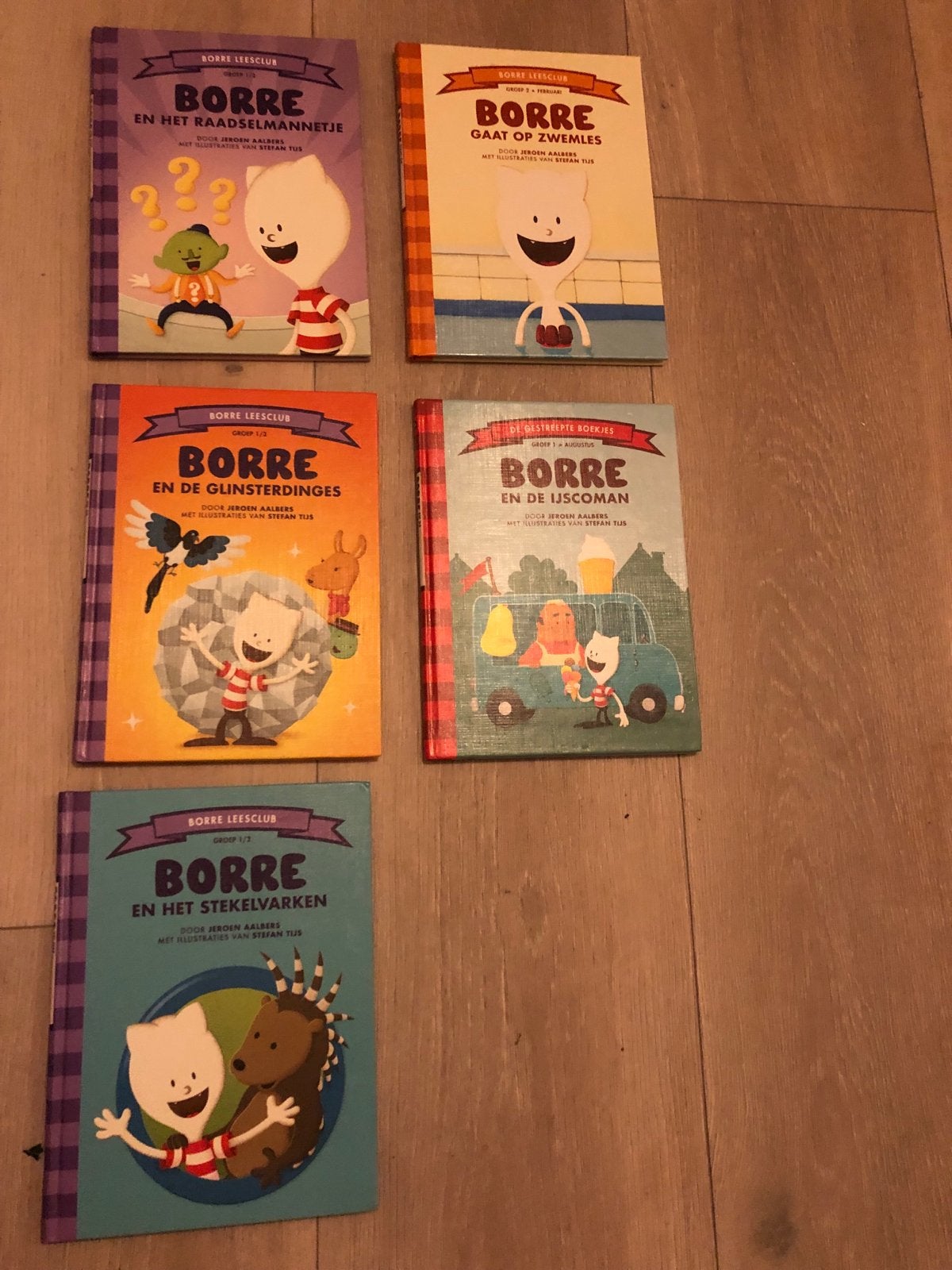5 Borre boekjes in goede staat, Boeken, Ophalen, Zo goed als nieuw, Fictie algemeen