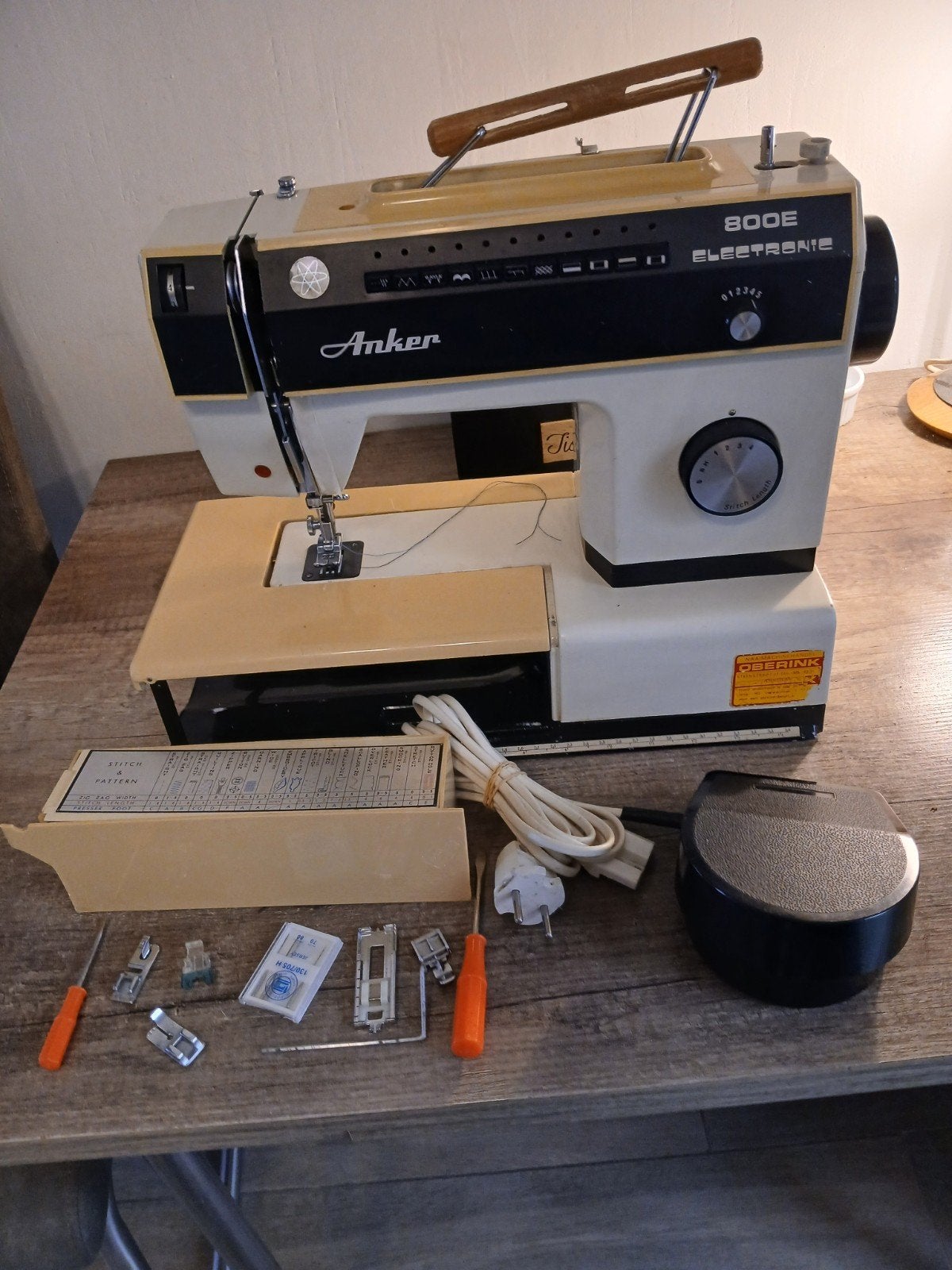 Naaimachine Anker 800E Electronic., Ophalen, Gebruikt, Naaimachine, Overige merken
