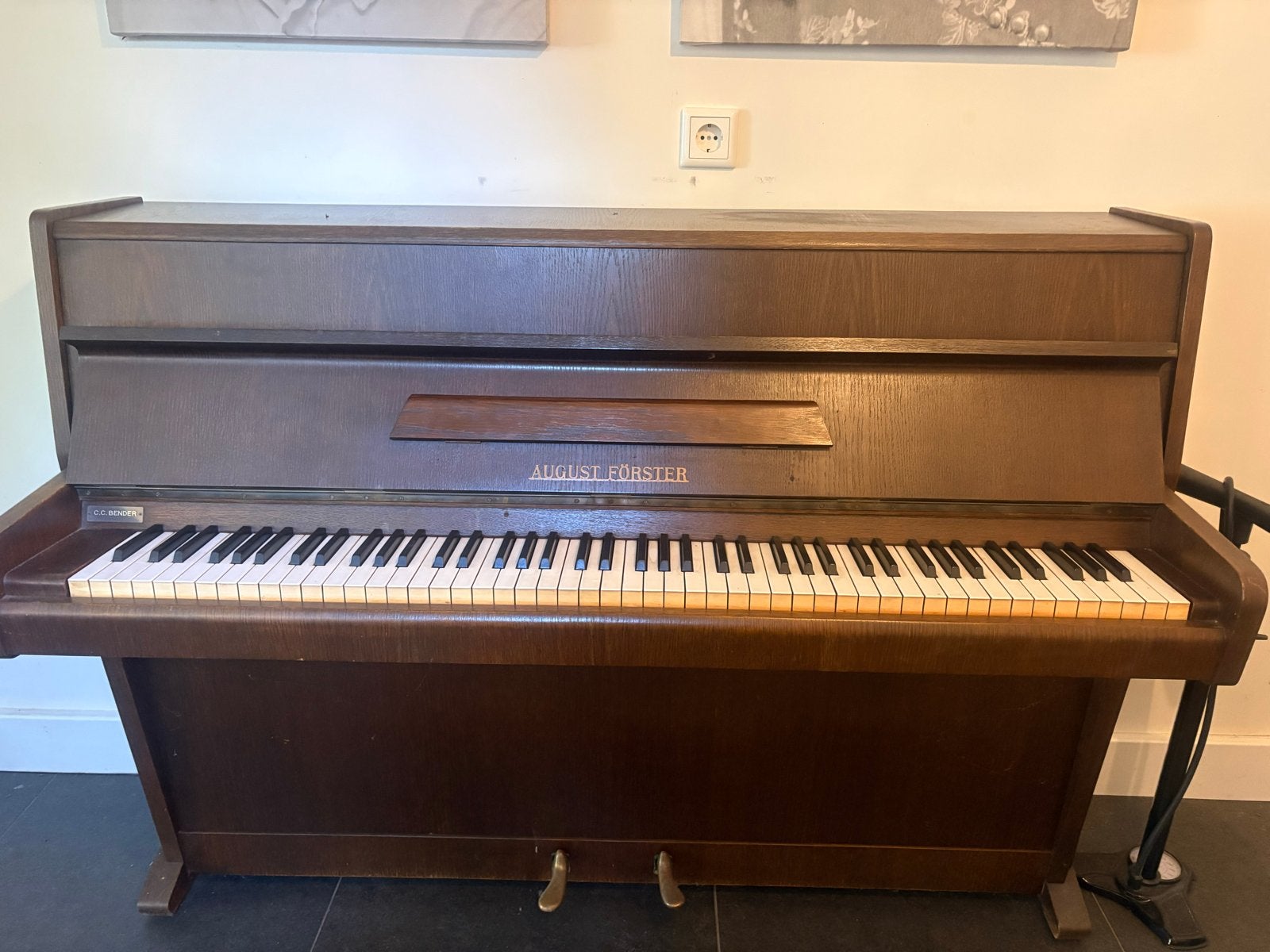 August Förster Piano - Klassiek en Elegant, Ophalen, Gebruikt, Bruin, Piano