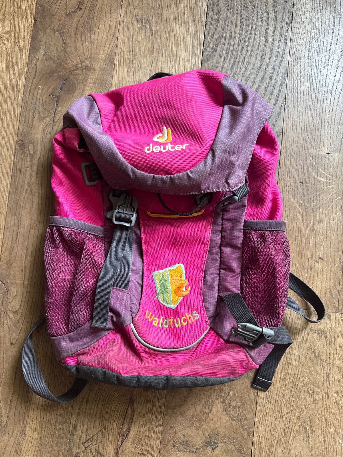 Deuter Waldfuchs kinderrugzak roze, Sieraden, Tassen en Uiterlijk, Overige merken, Gebruikt, Minder dan 30 cm, Ophalen of Verzenden