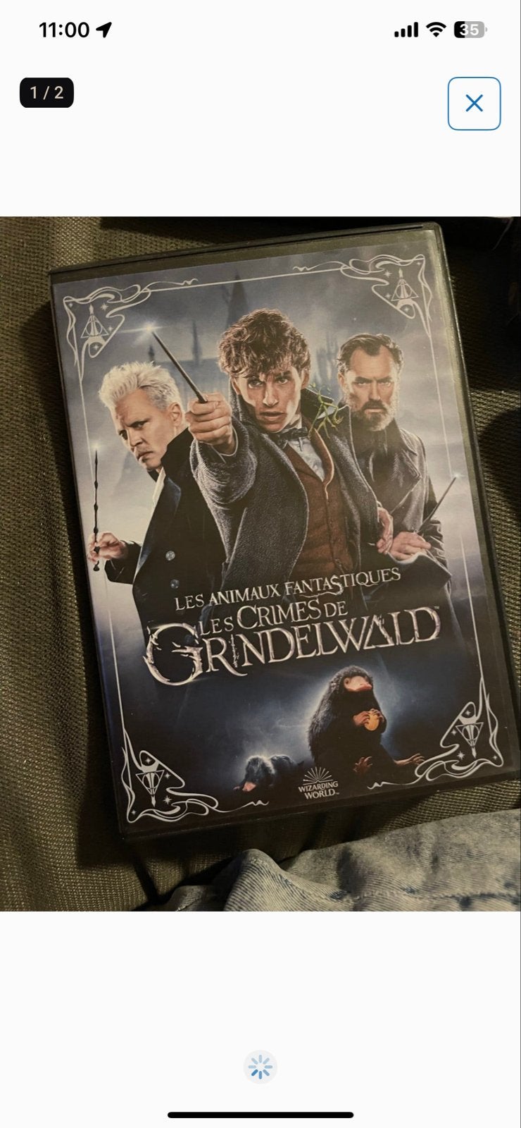 Fantastic Beasts: The Crimes of Grindelwald DVD, Nederlands, Fantasy, Ophalen of Verzenden, Zo goed als nieuw