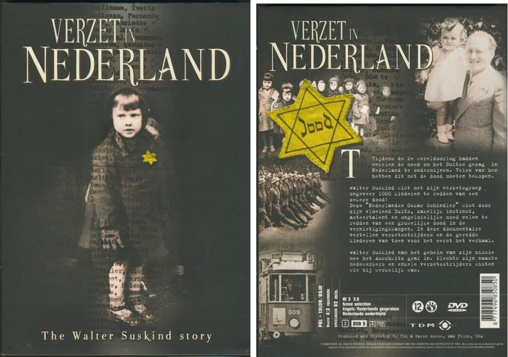 Verzet in Nederland Walter Suskind Story WO2 DVD-16 jdu, Vanaf 12 jaar, Verzenden, Zo goed als nieuw, Oorlog of Misdaad