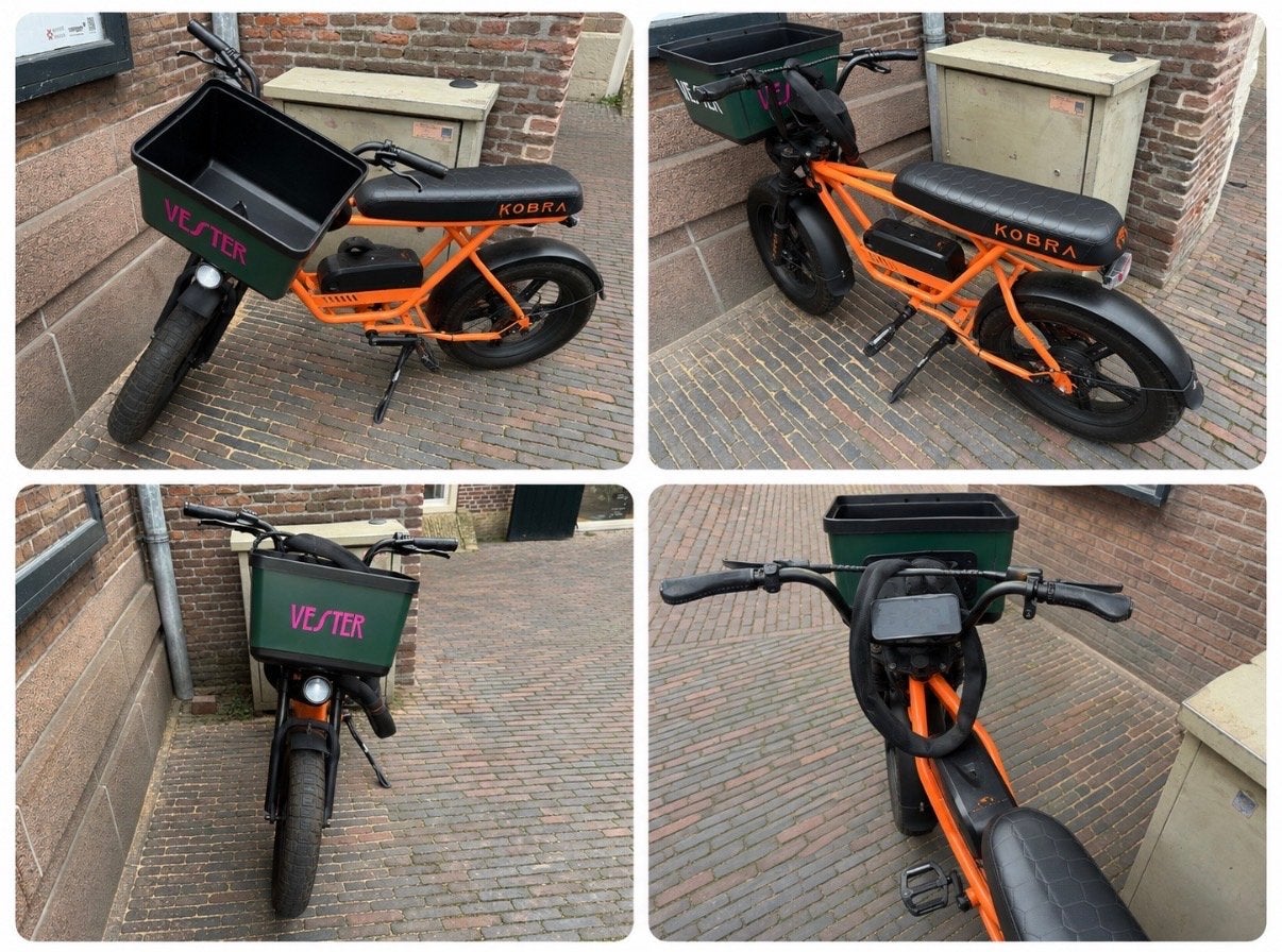 Kobra  E-bike - Oranje/Zwart, Overige merken, Gebruikt, Ophalen of Verzenden, 51 tot 55 cm