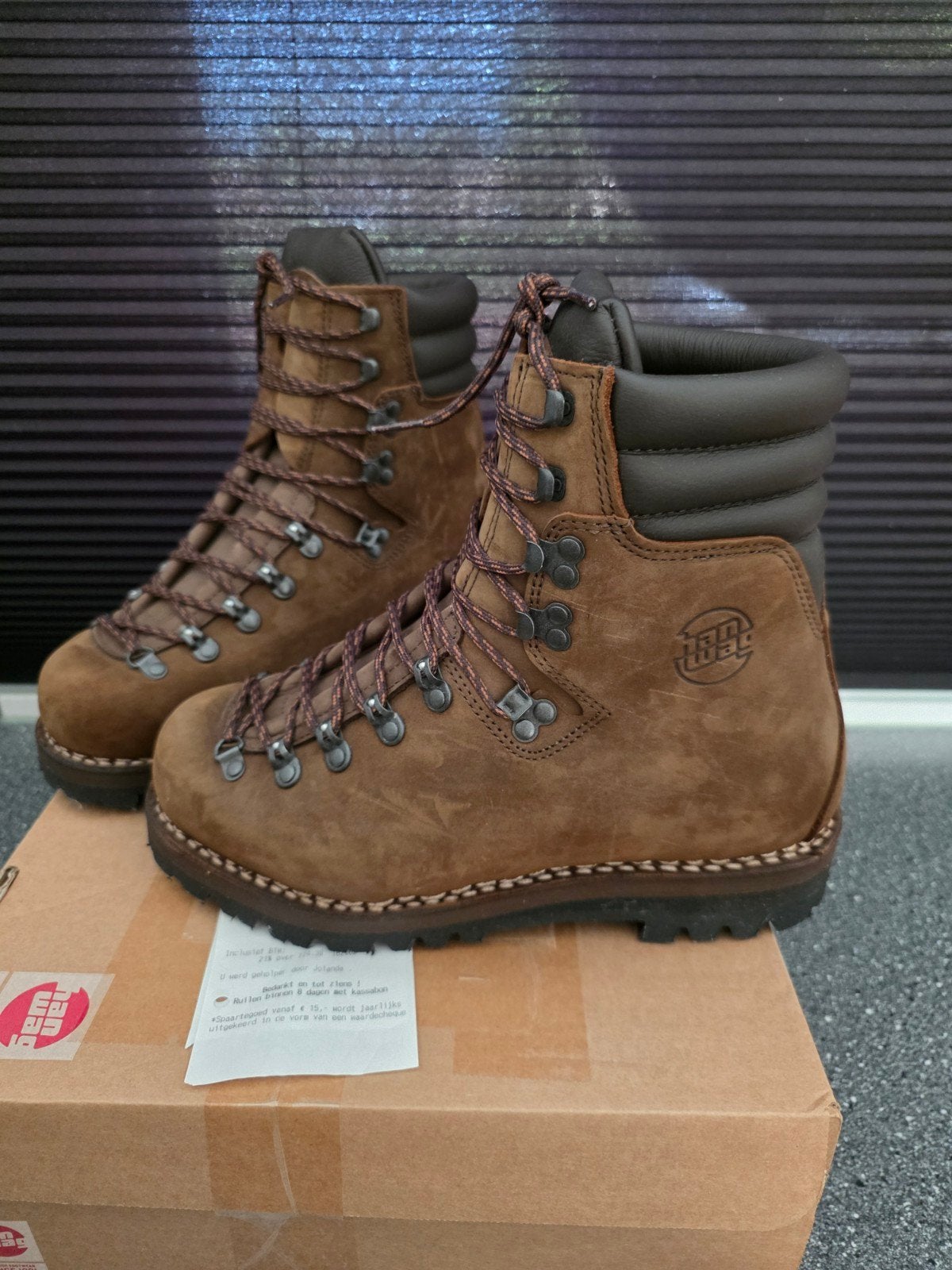 Hanwag Bergell Top bergschoenen maat 42 (nieuw in de doos), Bruin, Hanwag, Nieuw, Ophalen of Verzenden