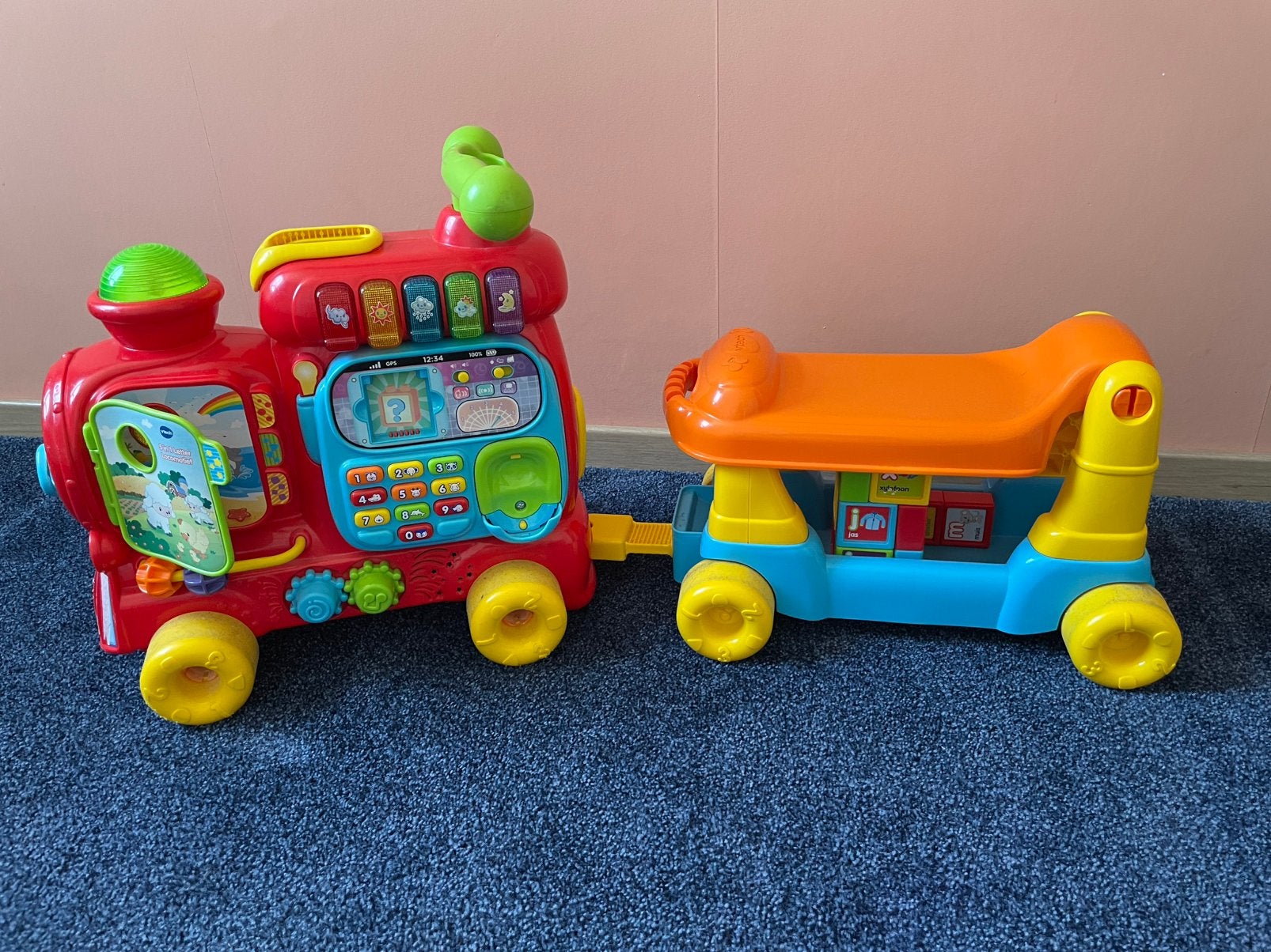 Vtech looptrein, Kinderen en Baby's, Speelgoed | Vtech, Ophalen, Zo goed als nieuw