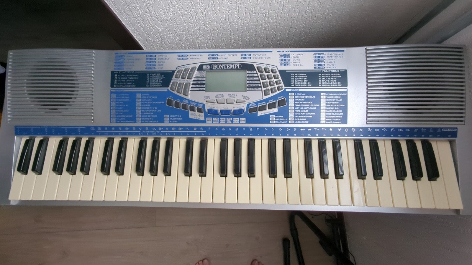 Bontempi keyboard met standaard, Met standaard, Ophalen, Overige merken, 61 toetsen