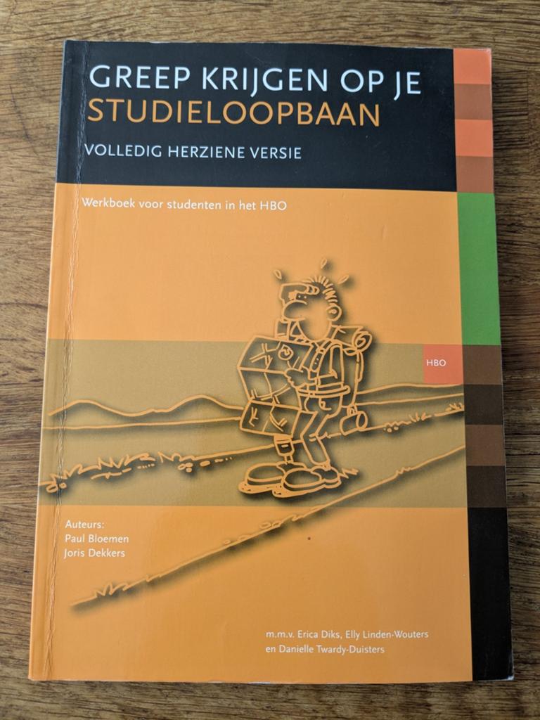 Joris Dekkers - Greep krijgen op je studieloopbaan, Gelezen, Verzenden, Joris Dekkers; Paul Bloemen, Nederlands