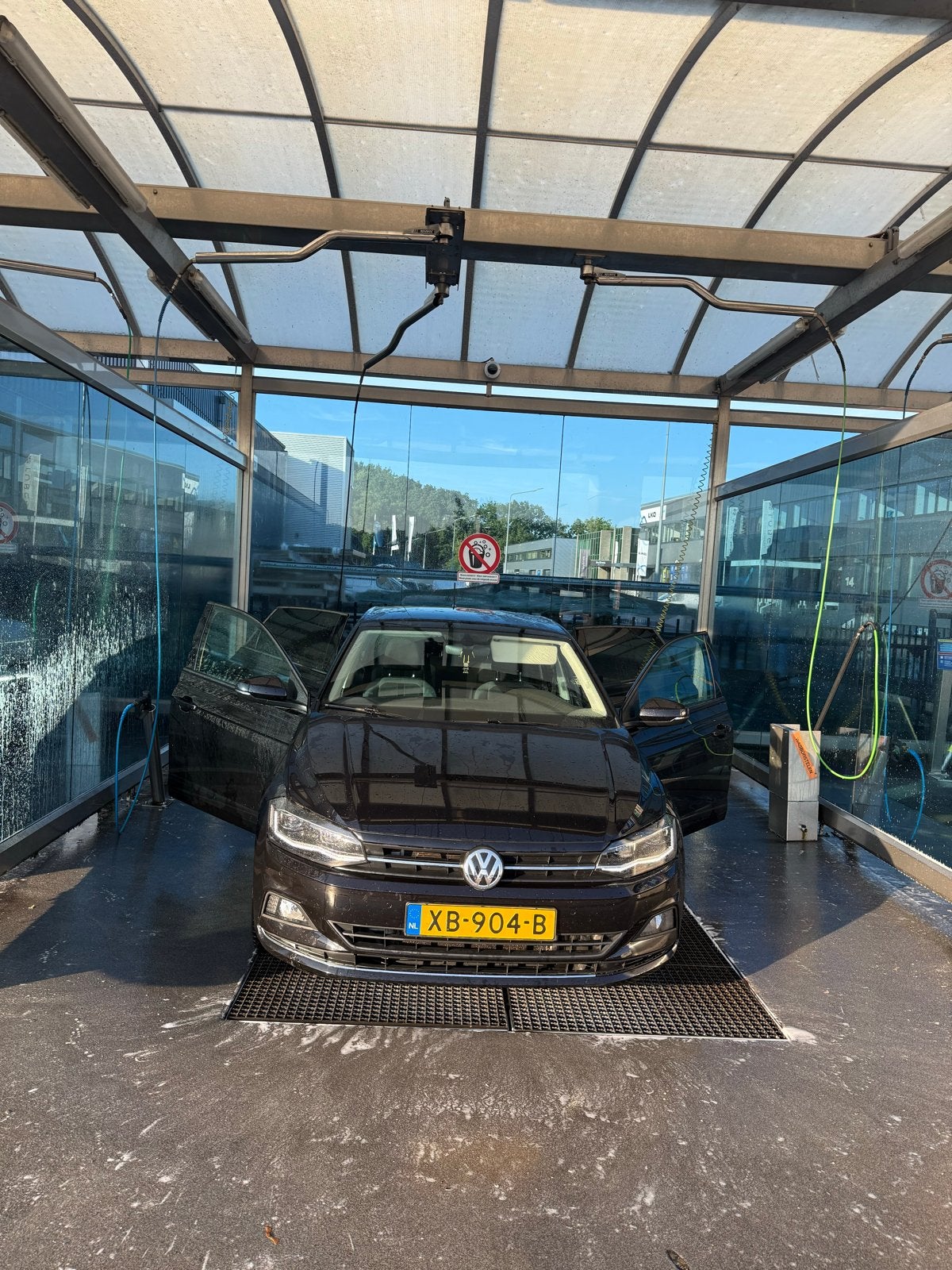 Volkswagen Polo 1.0 TSI 95pk 7-DSG 2018 Zwart, Auto's, 95 pk, Origineel Nederlands, Particulier, 1080 kg