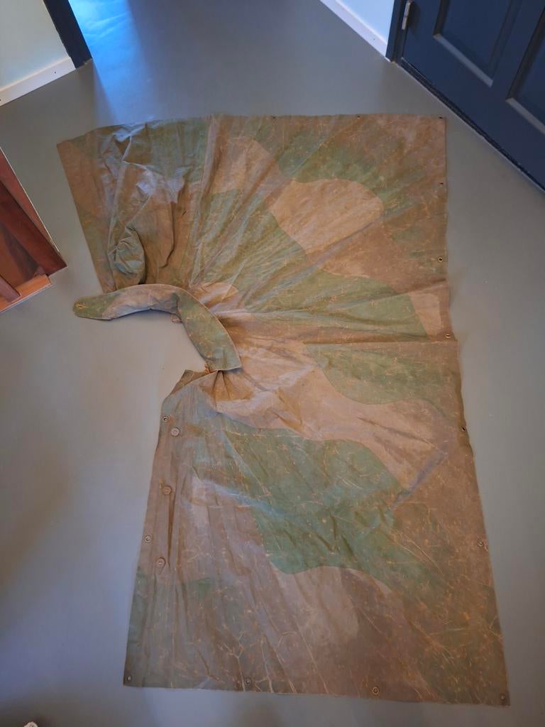 Britse poncho 1939 camouflage, Ophalen of Verzenden, Landmacht, Engeland, Kleding of Schoenen