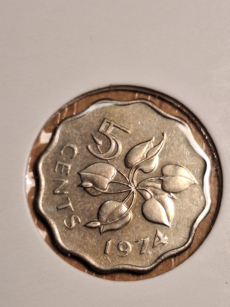 SWAZILAND five cents 1974 (#188), Postzegels en Munten, Ophalen of Verzenden, Overige landen, Losse munt